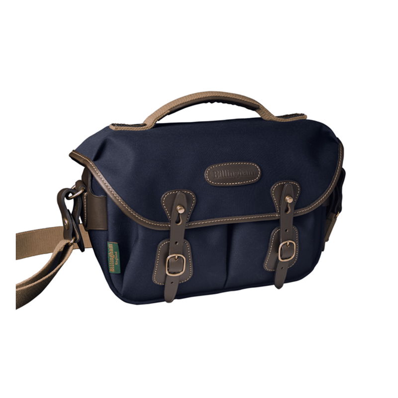 Billingham Hadley Small Pro Navy Canvas / Chocolate Leather