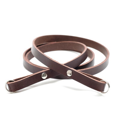 Kamerastockholm Läderrem 100cm Mörkbrun