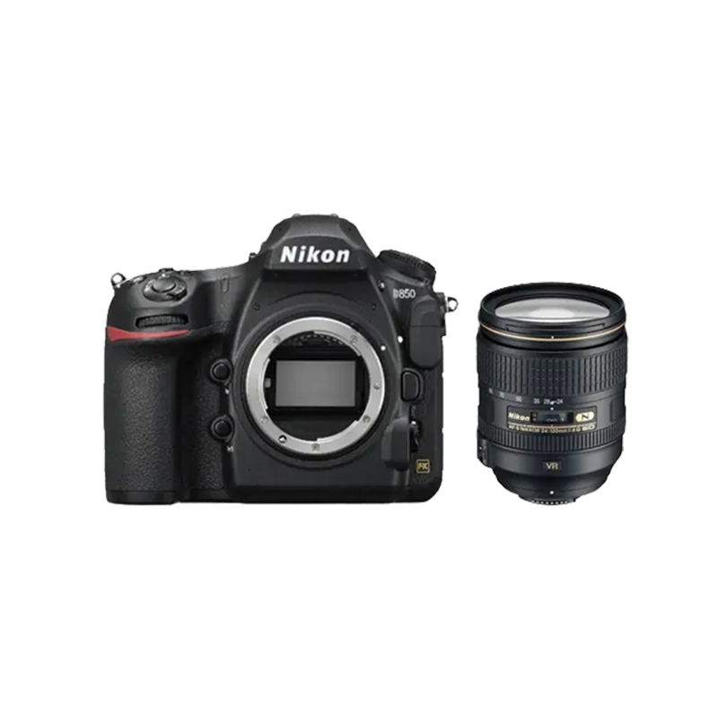 Nikon D850 + 24-120 4G ED VR Kit Svart