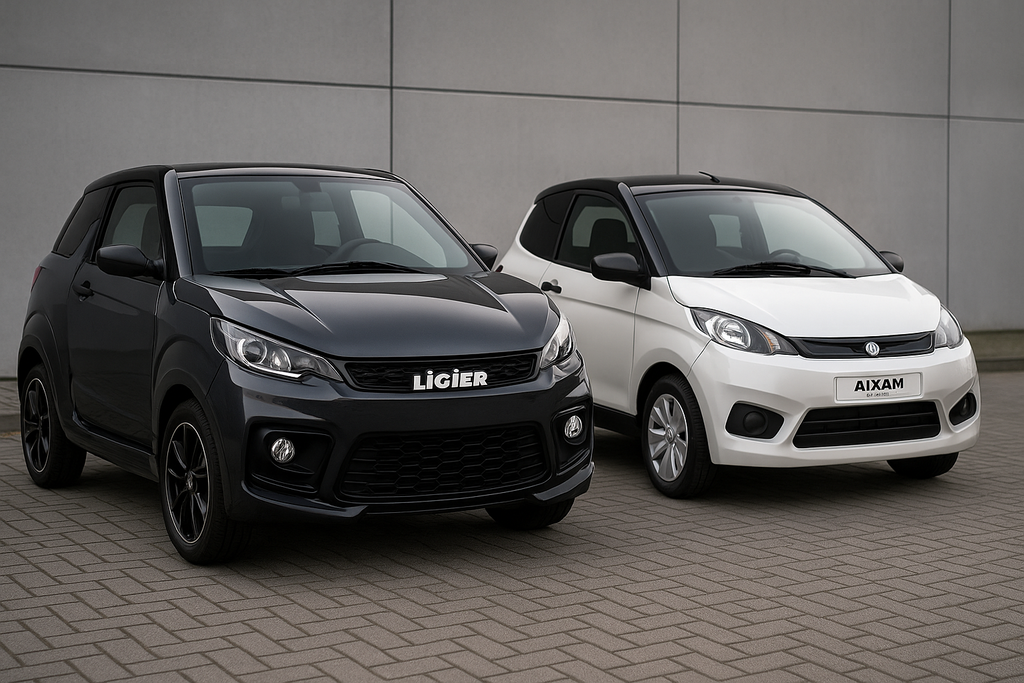 Den store mopedbilguiden (med Ligier JS50 som eksempel): betjening, varsellamper, service og feilsøking