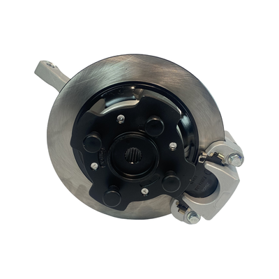 Komplett navholder bak venstre side til mopedbil Chatenet med Kailing bremsesystem