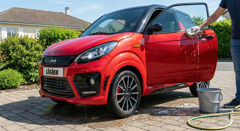 Hvordan vaske mopedbil? Den store guiden for eiere av mopedbil