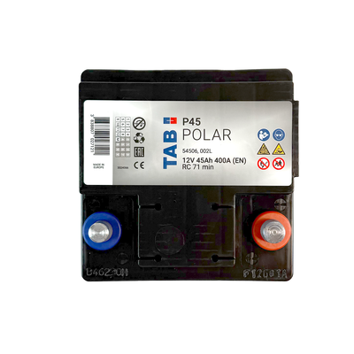 Batteri 12V 45Ah til mopedbil