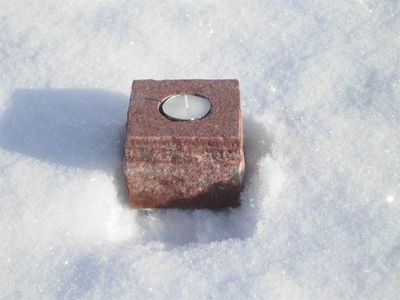 Ljuslykta av Älvdalskvartsit 10 cm