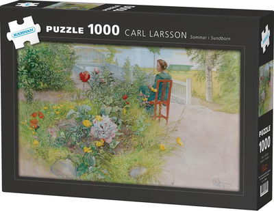 Pussel 1000 bitar - Sommar i Sundborn motiv av Carl Larsson