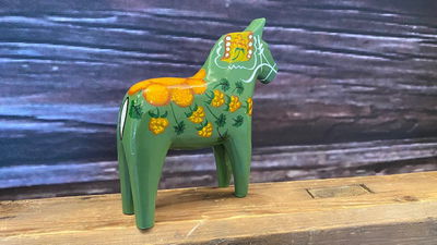 Dalahäst - Sälenhästen "Hjortron" (Numrerad upplaga)