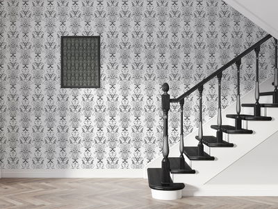 Tapet - Kurbits Vit/Svart