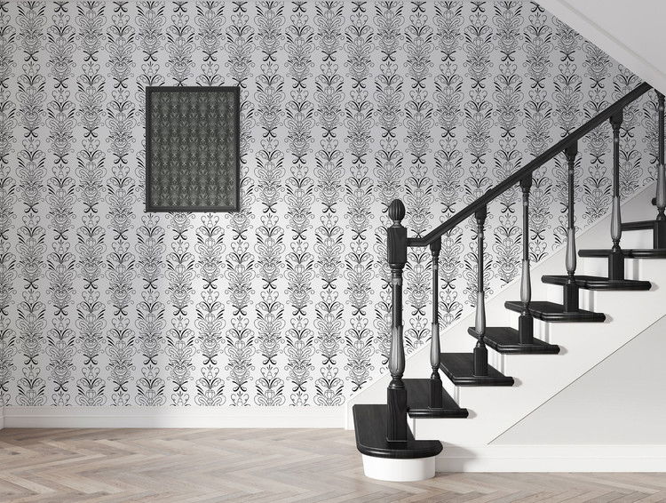 Tapet - Kurbits Vit/Svart