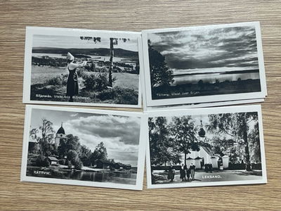 Siljan/Orsasjön - 12-Pack äldre fotografier 7x5 cm