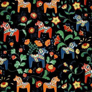 Tyg metervara - Dalahästar