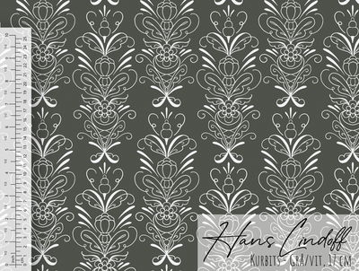 Tapet - Kurbits Grå/Vit