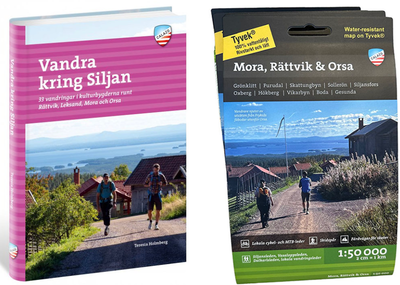 Vandra kring Siljan - Boken & Karta (Fri frakt!)