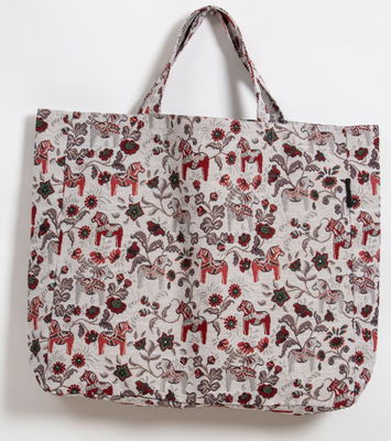 Fabric bag model Leksand mini jacquard 42x40 cm