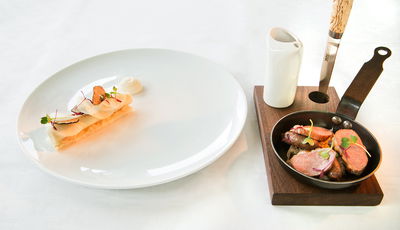 Exklusiv steakkniv i masurbjörk 2 alternativt 4-pack i presentförpackning