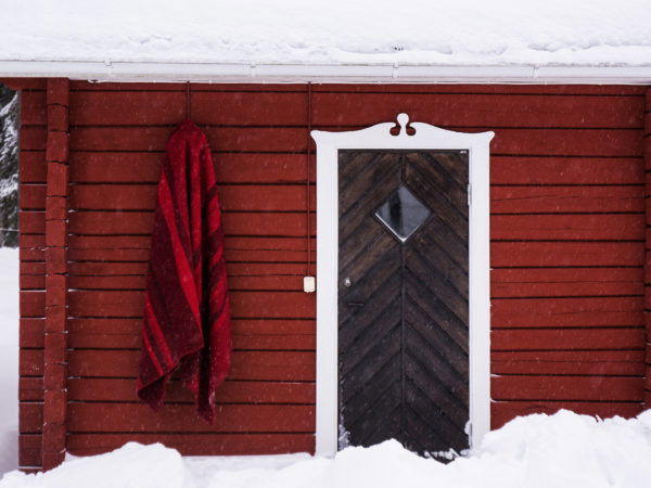 Falu Rödfärg filt  Hemlängtan 135x200 cm