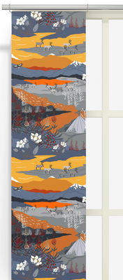 Panel Curtains - Fjällvandring 43x240 cm 2-Pack