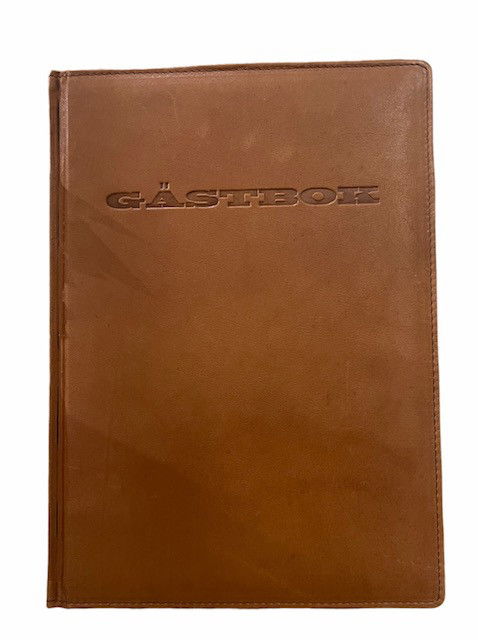 Gästbok - Omslag av renskinn från Idre Sameby