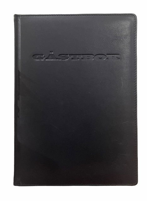 Gästbok - Omslag av renskinn från Idre Sameby