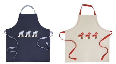 Förkläde - Dalahästar "Orsa"