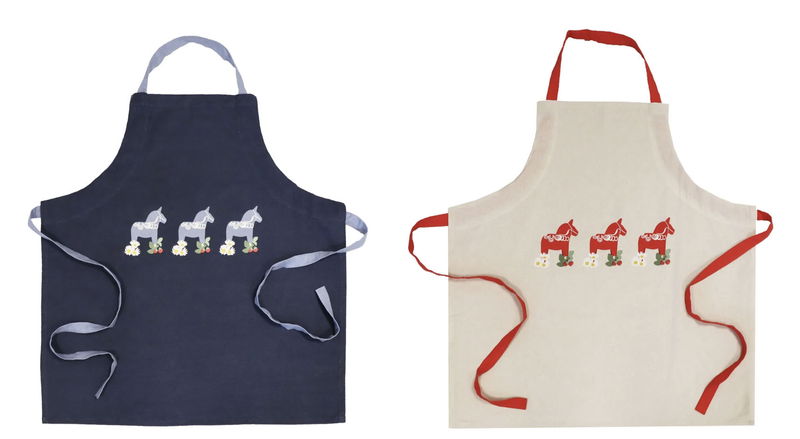 Förkläde - Dalahästar "Orsa"