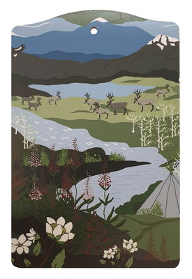 Skärbräda - Fjällvandring 20x30 cm