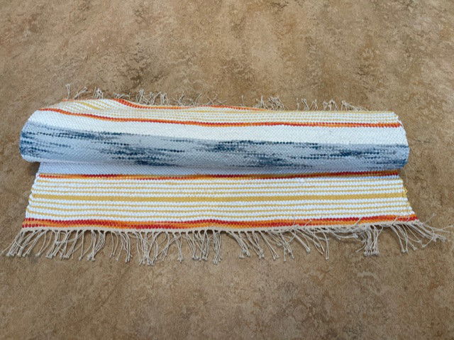 Handvävd trasmatta 172x75 cm