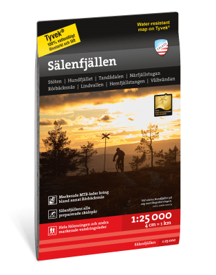 Karta-Sälenfjällen 1:25.000 (Den mest detaljerade kartan över Sälen!)