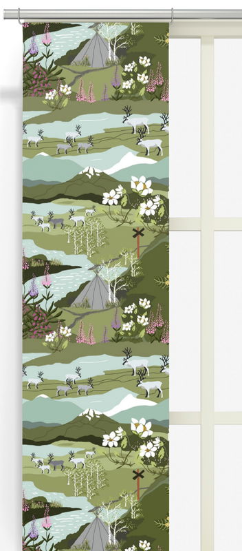 Panel Curtains - Fjällvandring 43x240 cm 2-Pack
