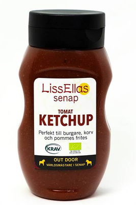 LissEllas Ketchup 350 gram i plastflaska