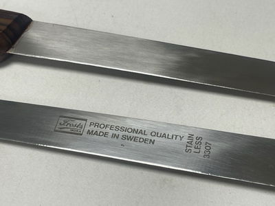 Frosts - Lax & skinkkniv med trähandtag 3307 Rostfritt stål