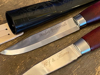 Köp till lasergravyr till din kniv