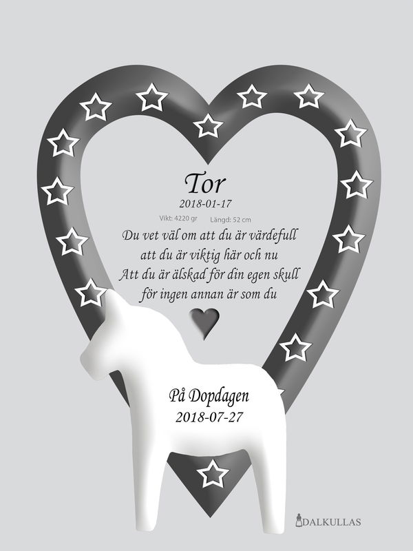 Taufbild - Dalapferd