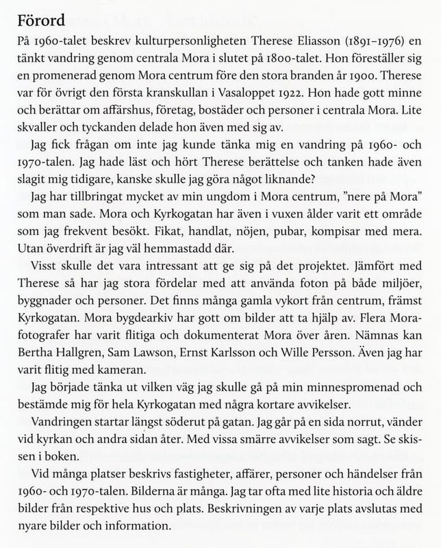 Bok - Minnenas Kyrkogata i Mora