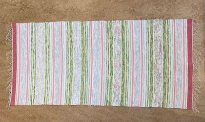Handvävd trasmatta 154x75 cm