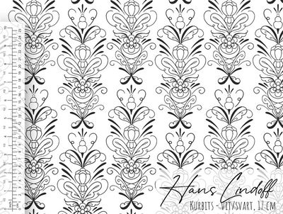 Tapet - Kurbits Vit/Svart