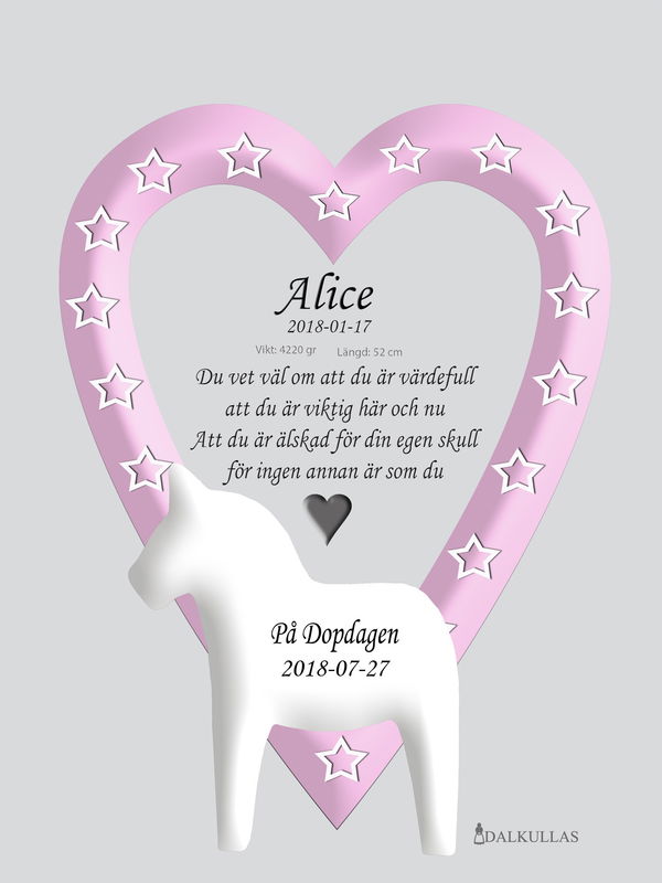 Taufbild - Dalapferd