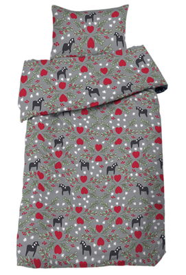 Bäddset "Älska Dalarna" - Påslakan och örngott