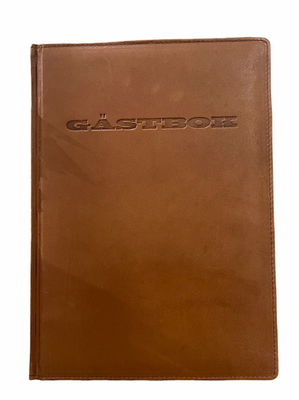 Gästbok - Omslag av renskinn från Idre Sameby