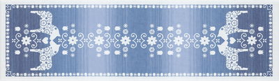 Bordslöpare - Dalarna Ljusblå 35x80 eller 35x120 cm