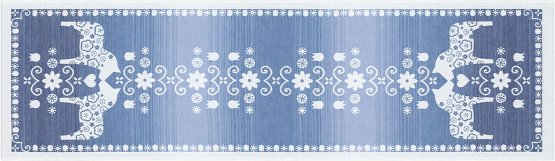 Table runner - Dalarna Light blue 35x80 or 35x120 cm