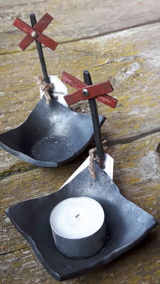 Ljusskål med ledkryss (välj till egen skylt med text)