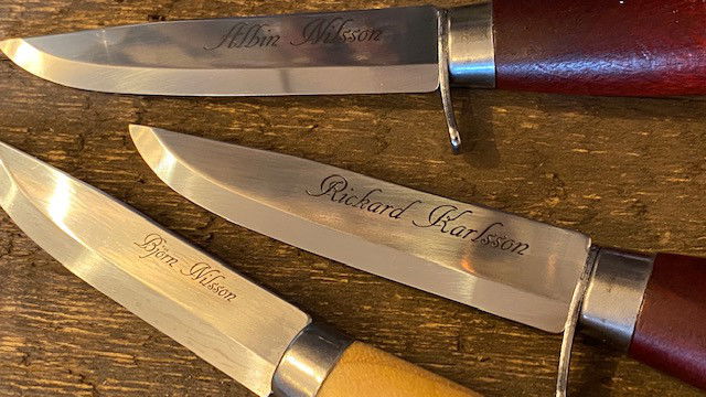 Köp till lasergravyr till din kniv