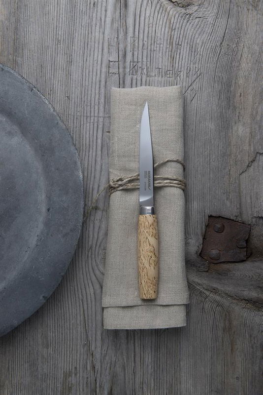 Exklusiv steakkniv i masurbjörk 2 alternativt 4-pack i presentförpackning