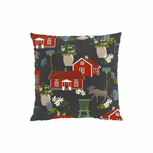 Kuddfodral - Strövtåg bland röda stugor med vita knutar