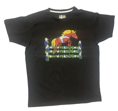 T-shirt - Den hoppande dalahästen
