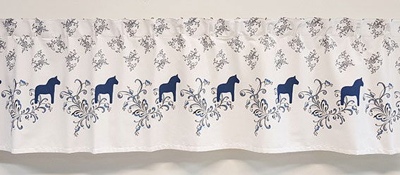 Gardinkappa modell Kurbits 55x240 cm