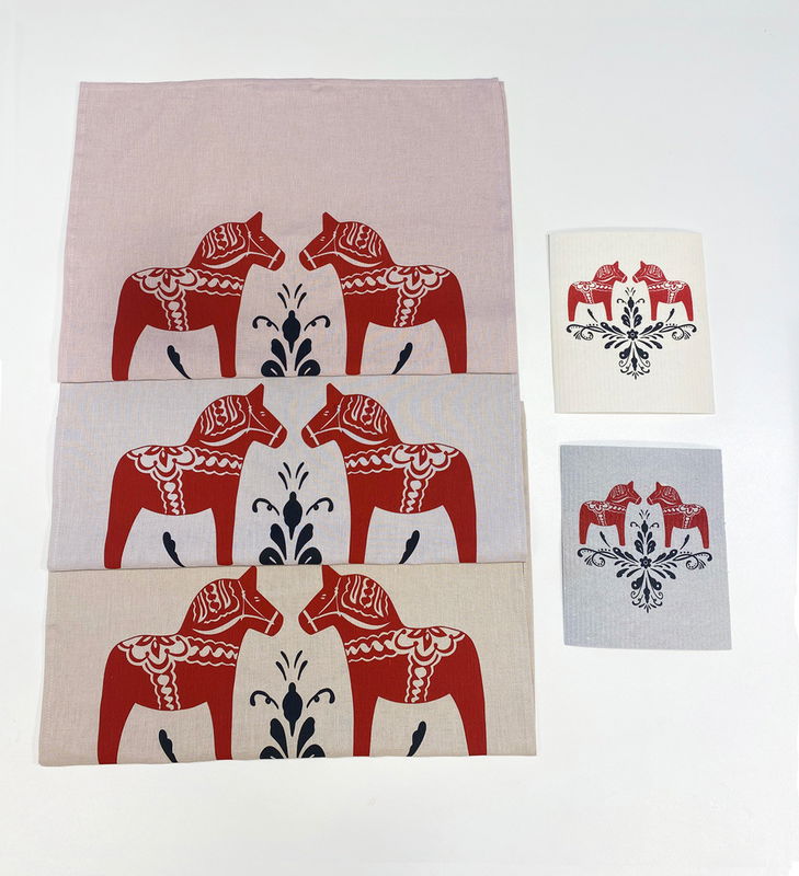 Handduk - Dalarna Design 35x50 cm