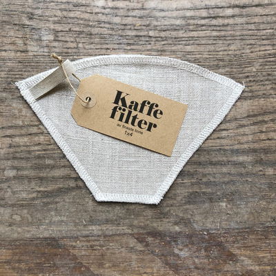 Kaffefilter - 100 % oblekt linnetyg