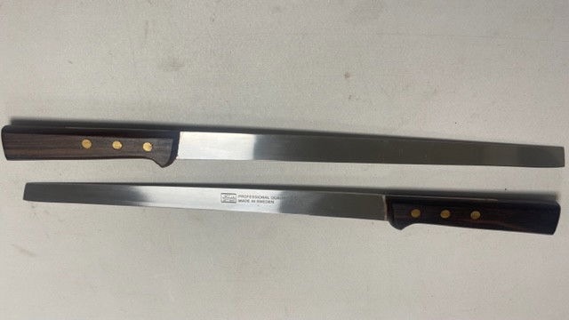 Frosts - Lax & skinkkniv med trähandtag 3307 Rostfritt stål