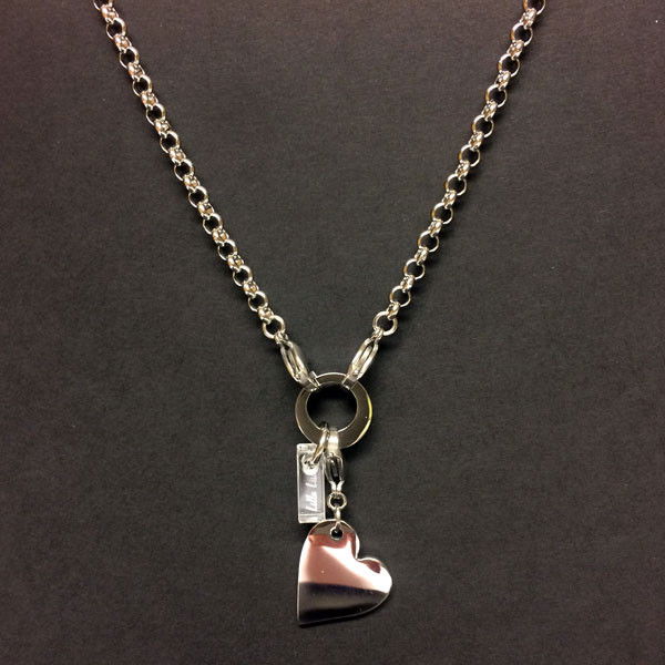 Halskedja - Ärtlänk  4 mm - välj längd 40-90 cm